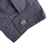 Emanuel Ungaro Mens Black Jacket With Zipped Pockets & Striped Lining Size M