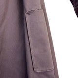 Rachel Roy Womens Grey Flared Trench Coat With Floral Lining Size XS