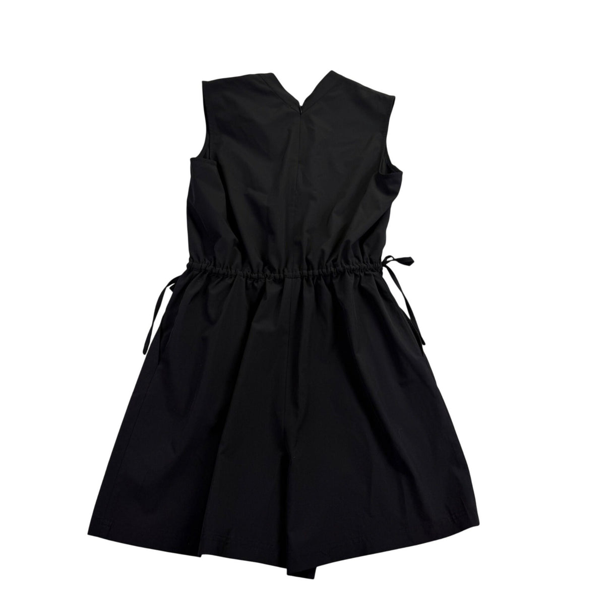 Calvin Klein Womens Black Sleeveless Romper With Drawstring Waist Size 4