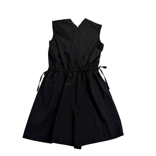 Calvin Klein Womens Black Sleeveless Romper With Drawstring Waist Size 4