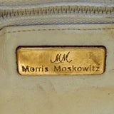 Morris Moskowitz Women’s Gray Leather Vintage Style Crossbody Handbag