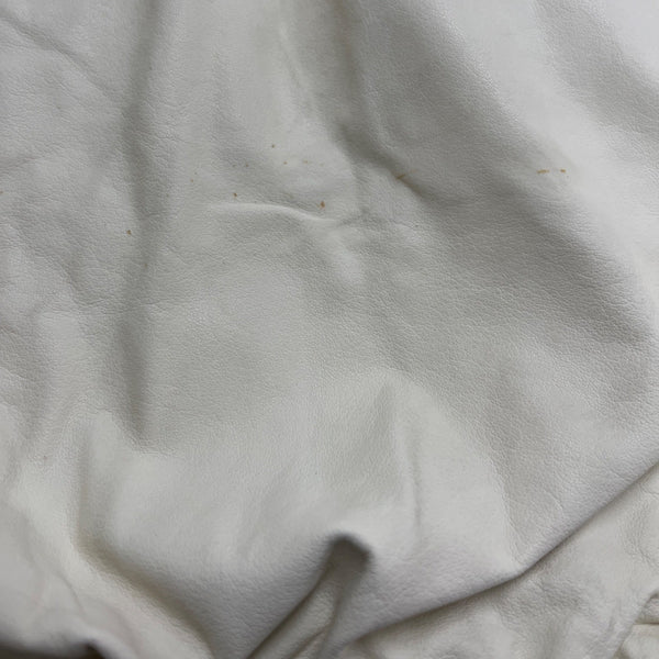 Polly Edwards Womens White Gem Embellished Vintage Sweater Jacket Elastic Hem