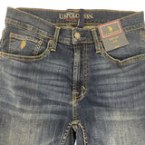 U.S. Polo Assn. Mens Straight Fit Washed Denim Jeans Sz W29/L30 - New