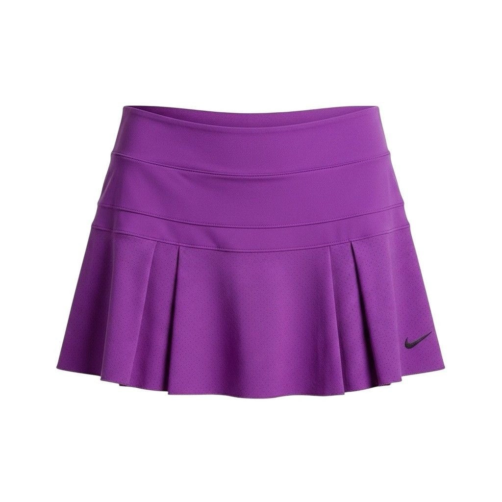 Nike Womens Purple Pleated Skort  Dri-Fit Athletic Wear Size L