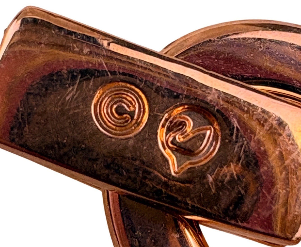 Swarovski Womens Rose Gold Tone Crystal Intertwined Heart Necklace Elegant Chain