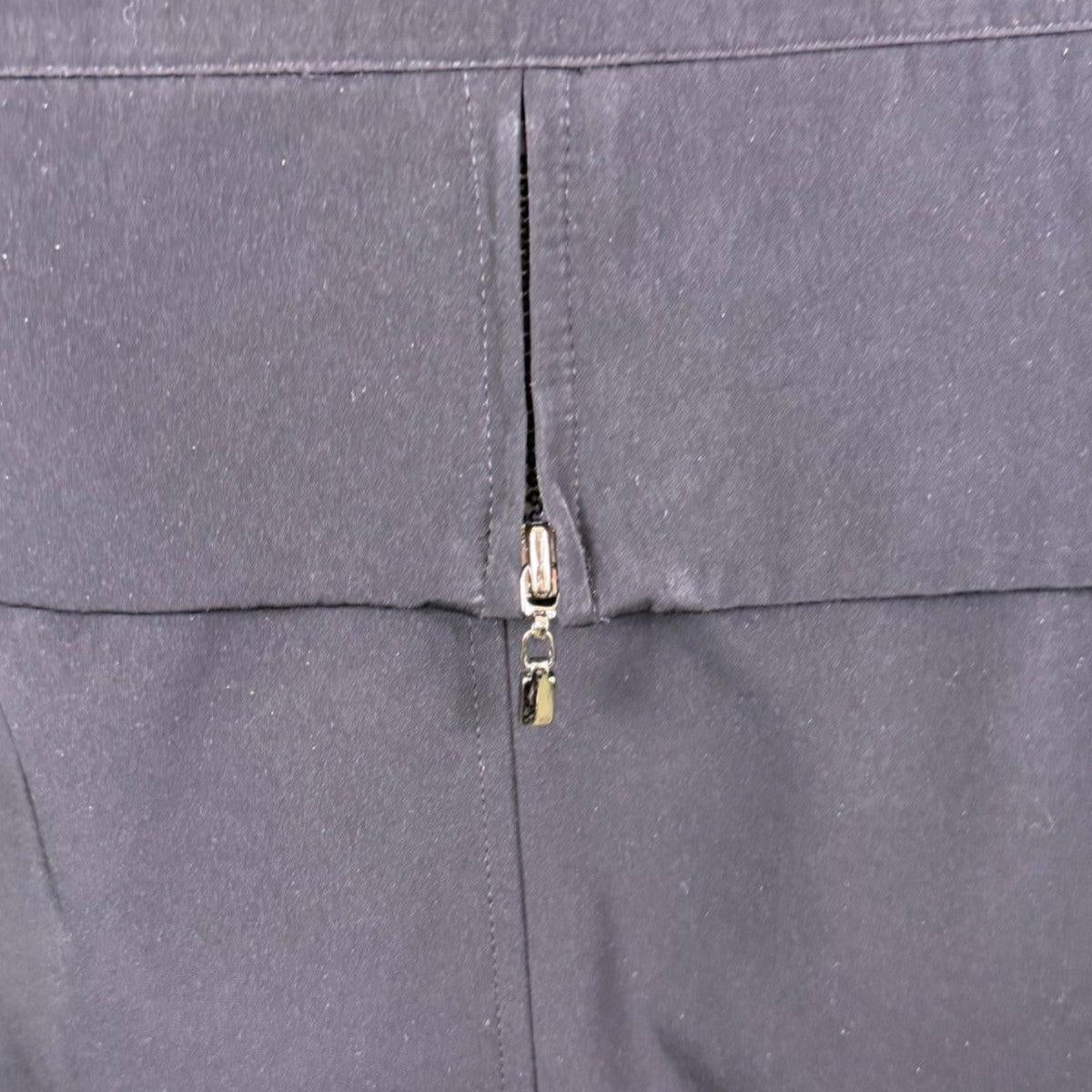 Fleet Street Womens Black Polyester Hooded Trench Coat Button Closure Size 10