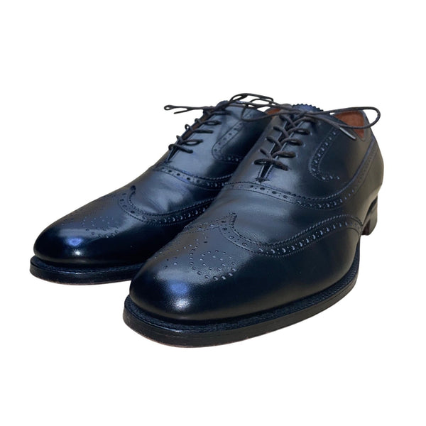Brooks Brothers Men’s Black Leather Wingtip Oxford Dress Shoes Size 9B