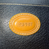 Vintage 80's 90's Esprit Women’s Black & Brown Faux LeatherCrossbody Bag