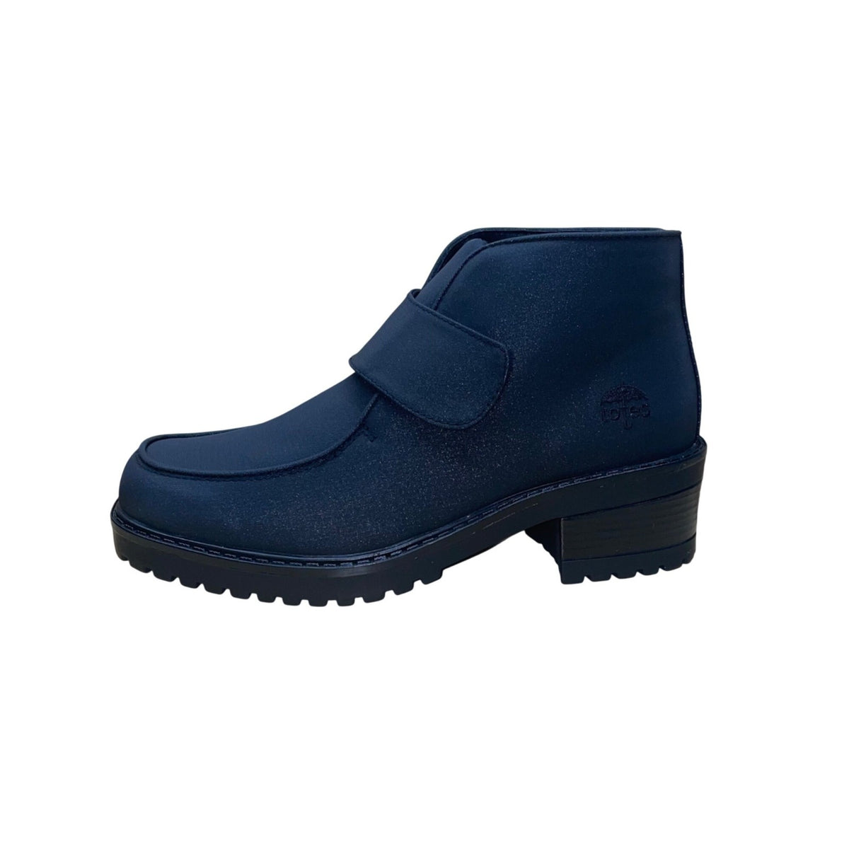 Totes Women's Black Adhesive Closure Waterproof Ankle Boots Size 7M