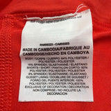 Nike Womens Red Dri-Fit Polyester Striped Athletic Skirt Sporty Fit Size Large