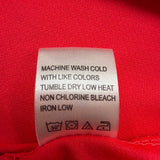 Tail Womens Red Polyester/Spandex Short Sleeve Half-Zip Performance Polo Shirt X