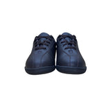 Easy Spirit Mens Brown Leather Athletic Sneakers Wide Casual Shoes Size 11