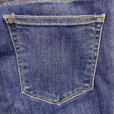 Lucky Brand Womens Blue Cotton Blend Lolita Skinny Frayed Hem Jeans Size 4/27