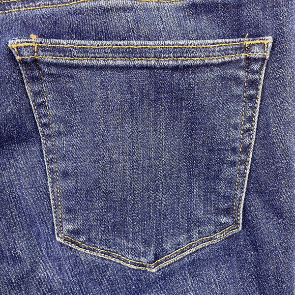 Lucky Brand Womens Blue Cotton Blend Lolita Skinny Frayed Hem Jeans Size 4/27