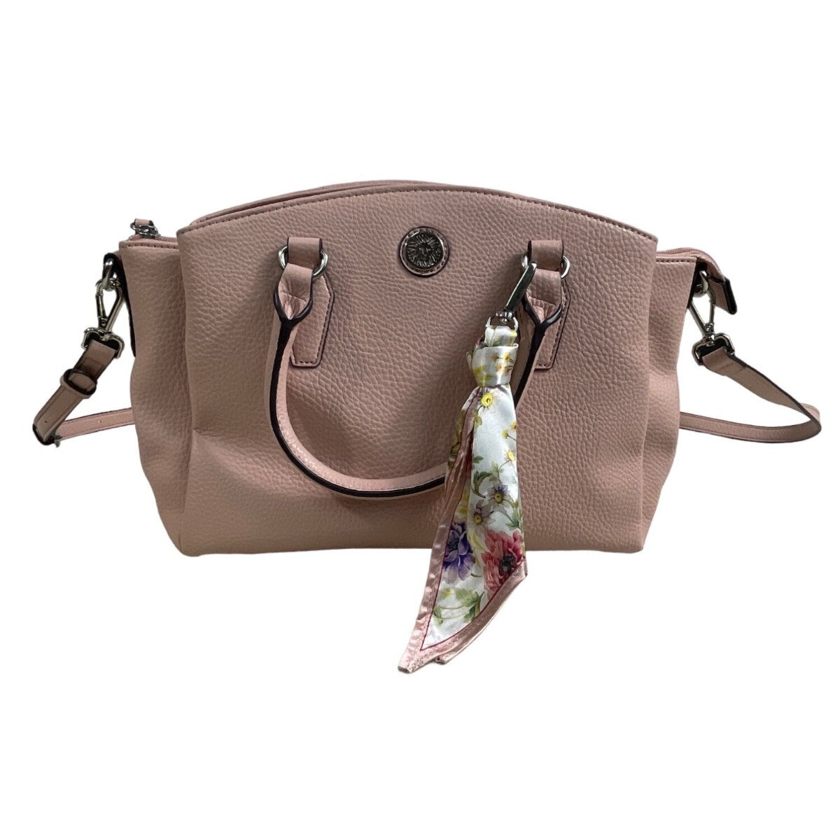 Anne Klein Women Pink Adjustable Shoulder Strap Bag Sz M