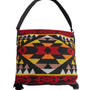 Women's Red and Black Southwest Tribal Print Bucket Bag Sz M