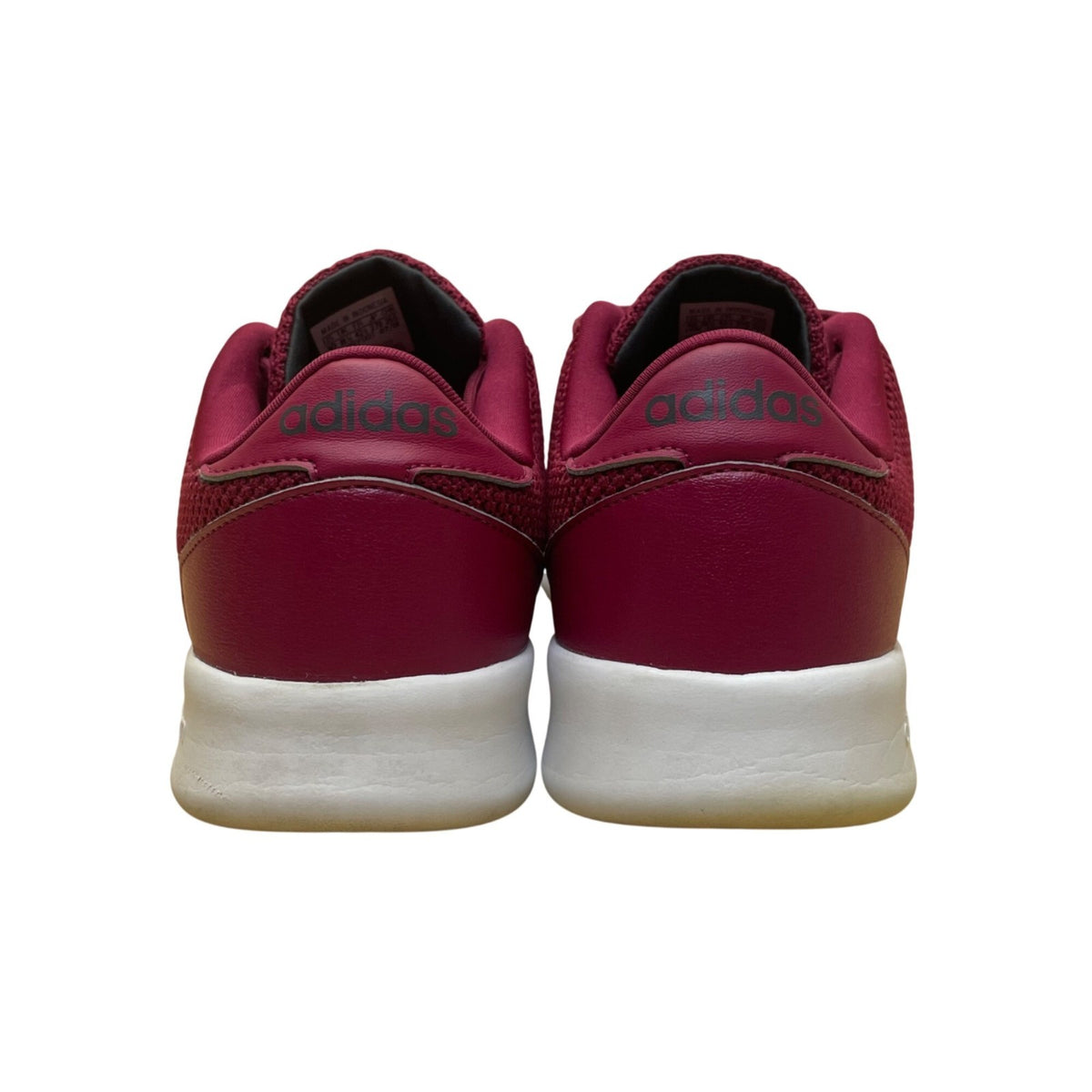 Adidas Men’s Burgundy Mesh Cloudfoam Lightweight Running Sneakers Size 10