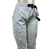 Pacsun Women's White Buckled Cargo Pants Sz M