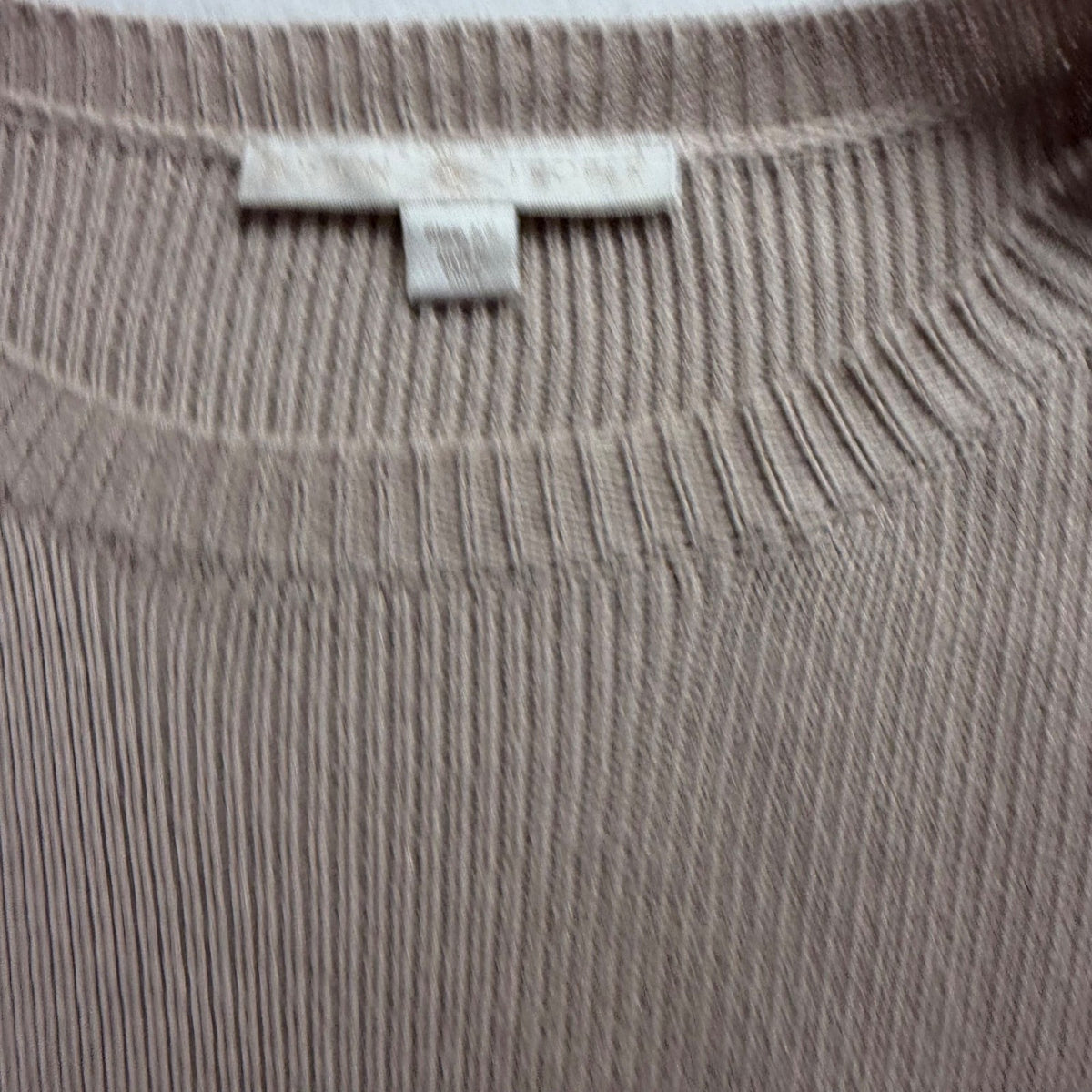 Boston Proper Womens Taupe Cotton Rayon Knit Dress Bell Sleeves Fit & Flare Sz X