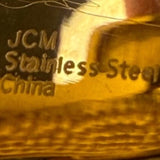 Jcm Womens Gold Tone Stainless Steel Rhinestone Belt Buckle Design Ring