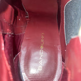Bandolino Women’s Burgundy Suede Elastic Panel Zipper Closure Ankle Booties Sz 9