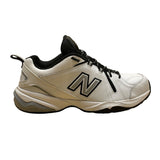 New Balance Men’s White & Black Leather 608v4 Memory Sole Training Shoes Size 9