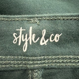 Style & Co Womens Gree Classic Fit Straight Leg Jeans Size 14