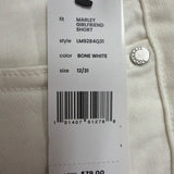 Liverpool Womens White Denim Shorts Casual Stylish Folded Hem Size 12/31