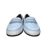 Driver Club USA Women’s White Grainy Leather Maple Ave Moccasin Shoes Size 11