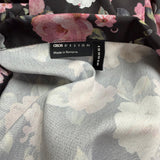 Asos Womens Black & Pink Floral Button-Up Long Sleeve Shirt Size US 8
