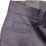 DKNY Jeans Womens Grey Houndstooth Polyester Blend Slim Fit Pants Medium Size M