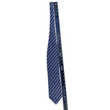 Pronto Uomo Mens Purple & Gray 100% Silk Tie Diamond Pattern Made In Italy