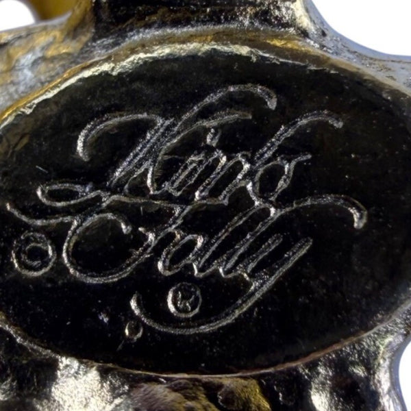 Kirks Folly Womens Gold Tone Aurora Borealis Crystal Cherub Brooch Vintage