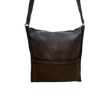 Halston Women’s Brown Leather Large Pocket Everyday Tote Shoulder Bag