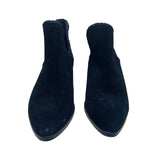 Lucky Brand Women's Black Suede Western Terisha Ankle Booties Size 7.5 M