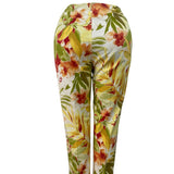 Linda Allard Ellen Tracy Womens Multicolor Floral Capri Pants Sz 16