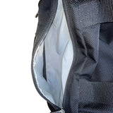 Metro XP Men’s Black Nylon Multi-Compartment Lock Secure Zip Travel Duffel Bag
