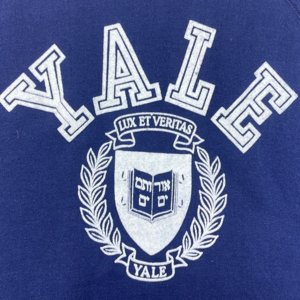Yale University Unisex Blue Long Sleeve Pullover  Sweater Sz M