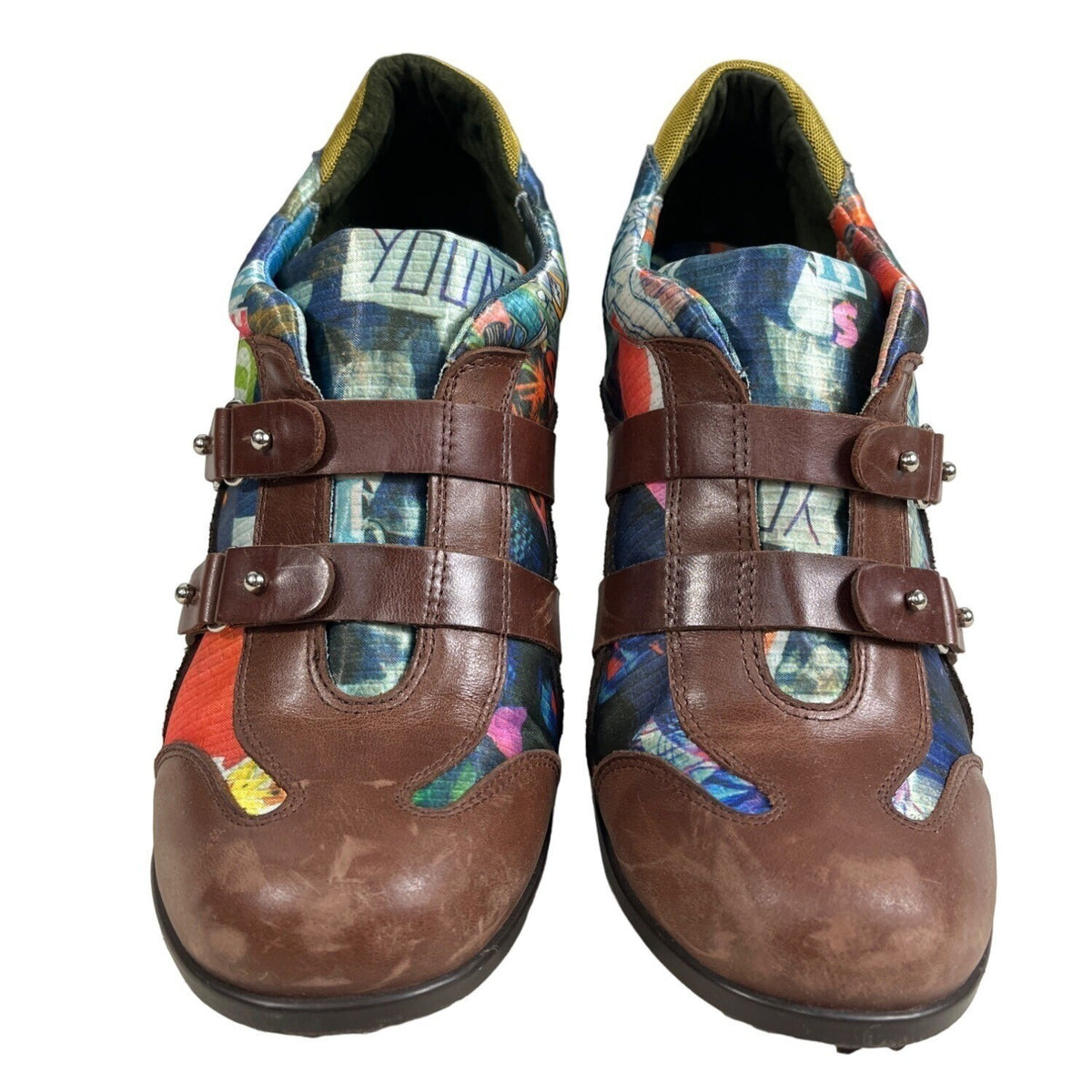 M Sport Women's Brown Cómic Heeled Shoes Sz 10