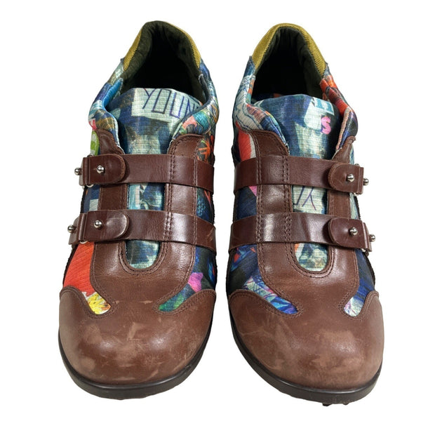 M Sport Women's Brown Cómic Heeled Shoes Sz 10