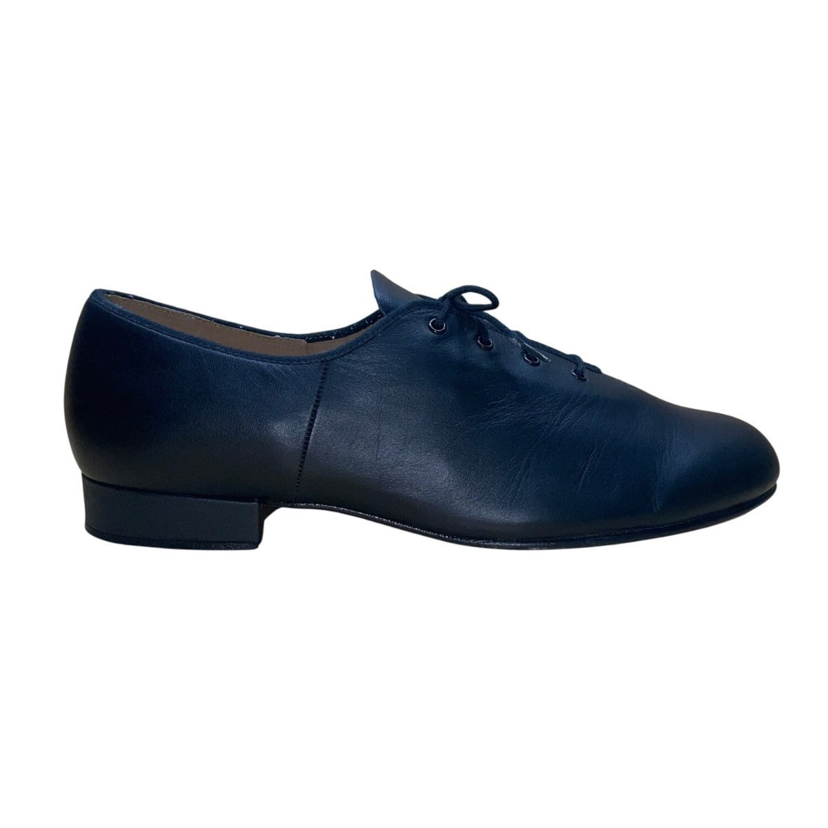 Bloch Men’s Black Leather Lace-Up Oxford Character Dance Shoes Size 11.5