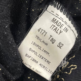 Stizzoli Women’s Black & Gold Lana/Poliamm/Polyester Sweater & Shirt Set