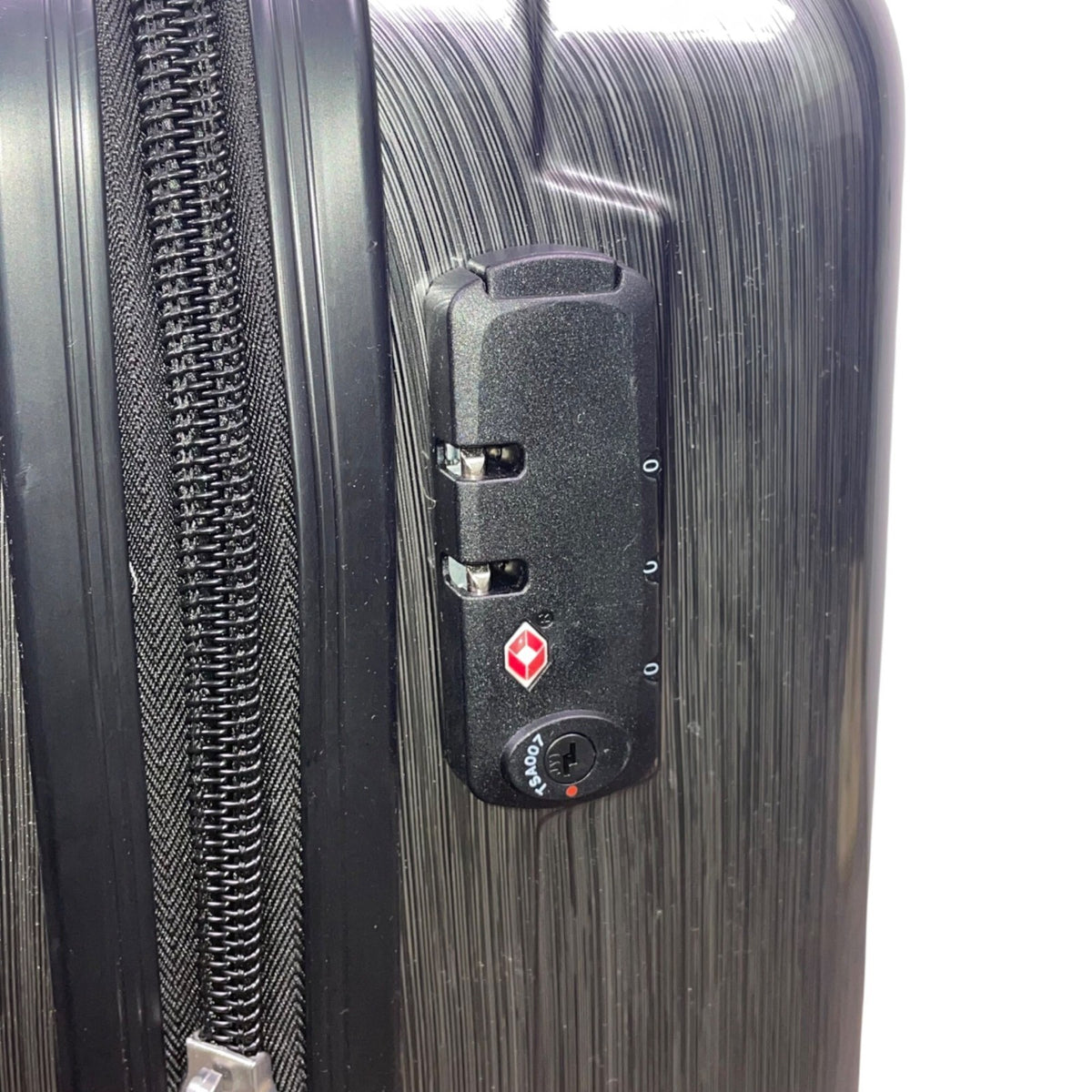 Samsonite Charcoal Hardshell TSA Lock Telescopic Handle Spinner Travel Luggage