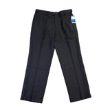 George Mens Black Pleated & Straight Leg Fit Dress Pants Size 36X32 