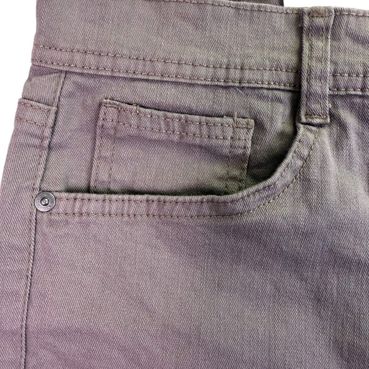 Style & Co Women Brown Slim Leg Pants High Rise Tummy Control 16P