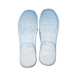 Coach Women's White Leather Golden Signature Logo Slip-on Odette Loafers Sz 10B