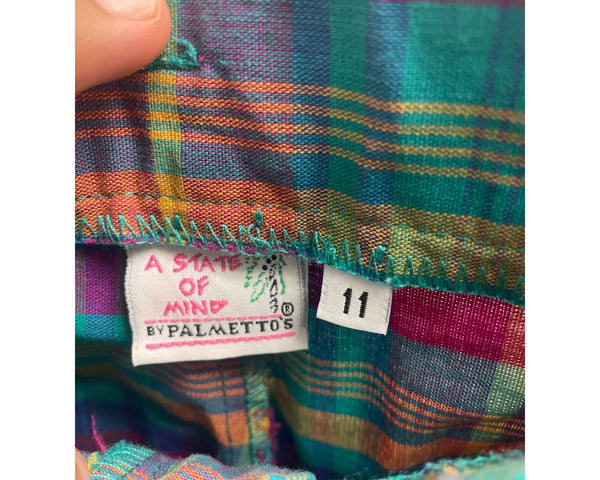 Palmettos Womens Plaid Shorts