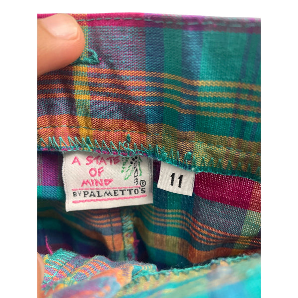Palmettos Womens Plaid Shorts