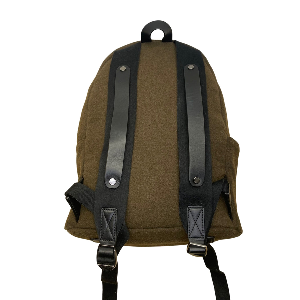 Sherpani Women’s Olive/Black Indie Wool With Leather Accents Backpack Sz M