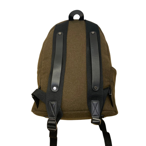 Sherpani Women’s Olive/Black Indie Wool With Leather Accents Backpack Sz M